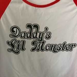 Daddy’s Little Monster, Harlequin t-shirt